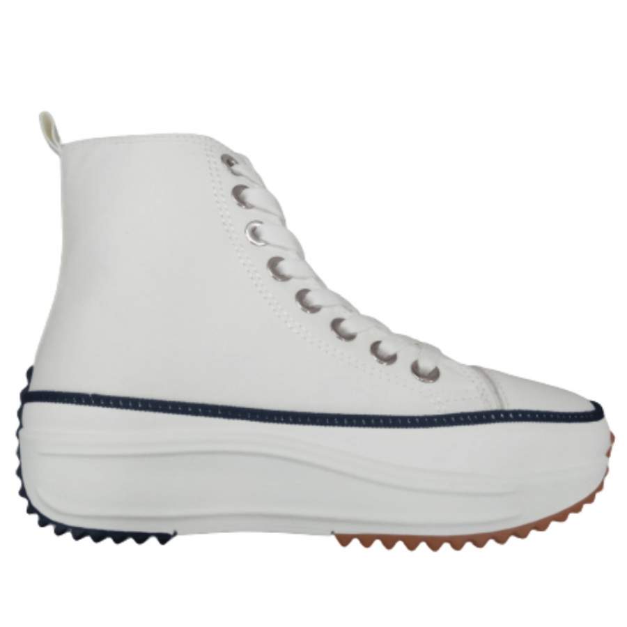 Bota de tela con plataforma