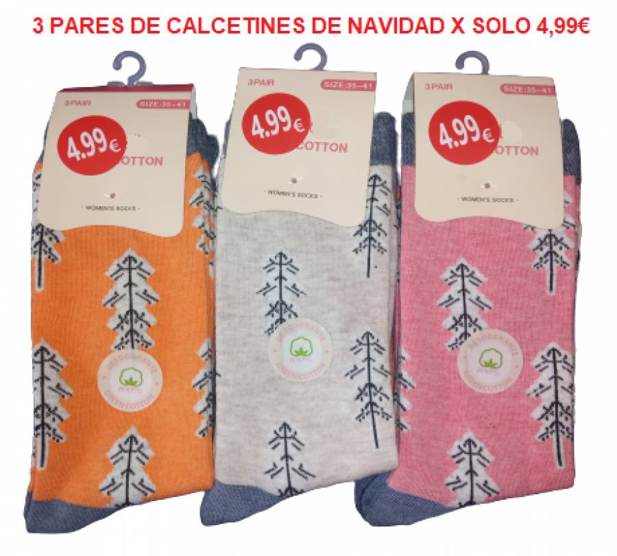 Calcetines Navidad