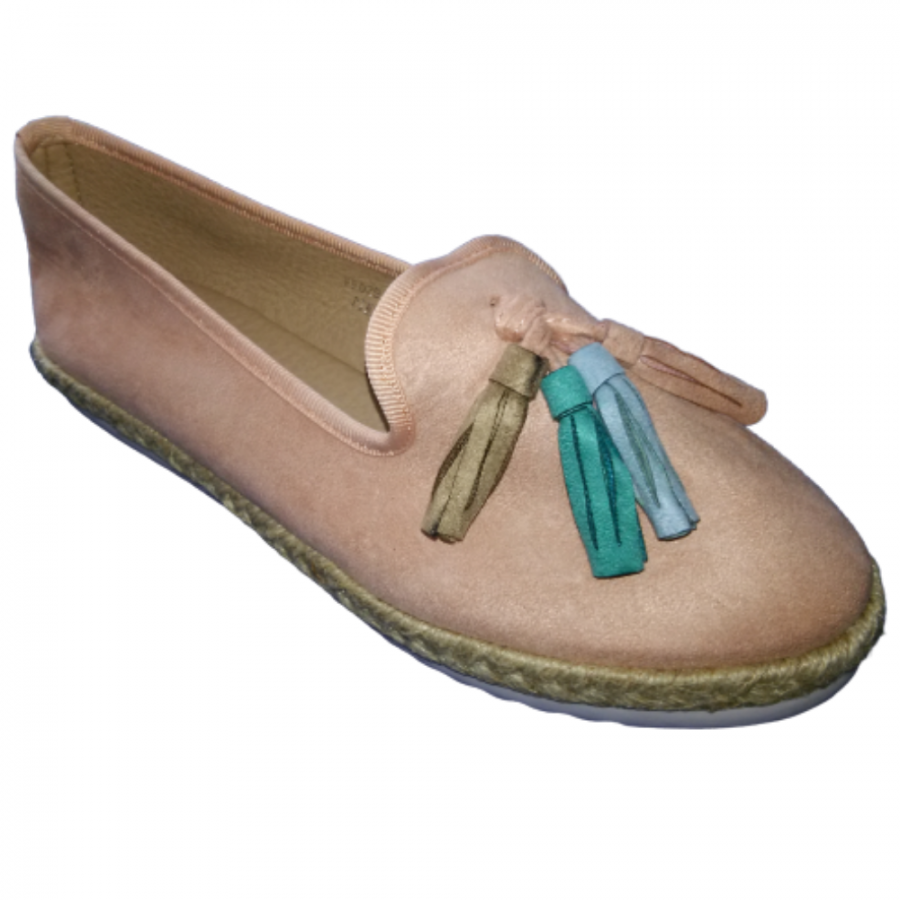 Zapatilla borlas